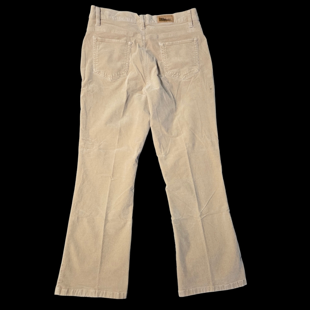 Riders By Lee Corduroy Pants Beige Straight 33x27 Actual Casual Preppy Hipster